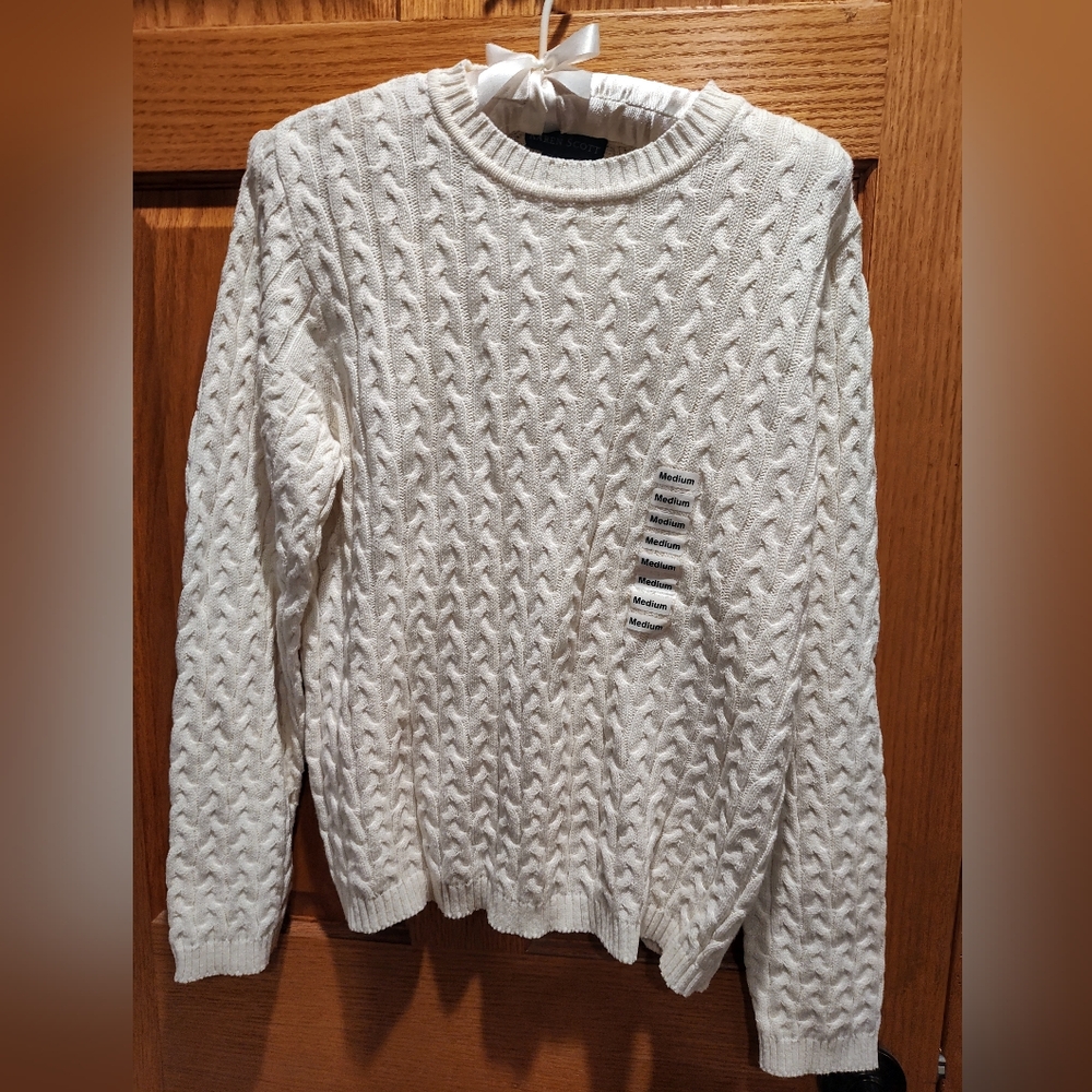 Karen Scott Cable Knit Sweater